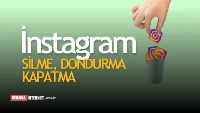 İnstagram Hesap Silme Linki