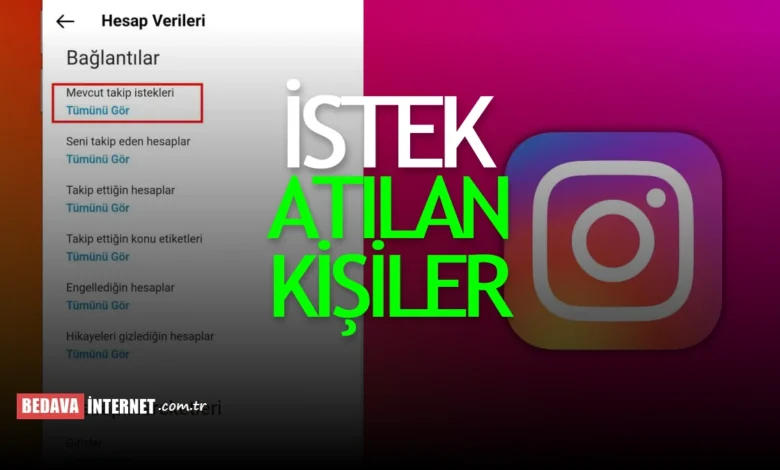 İnstagram Takip İsteklerini Görme