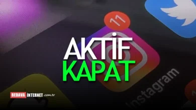 Instagram Aktiflik Kapatma