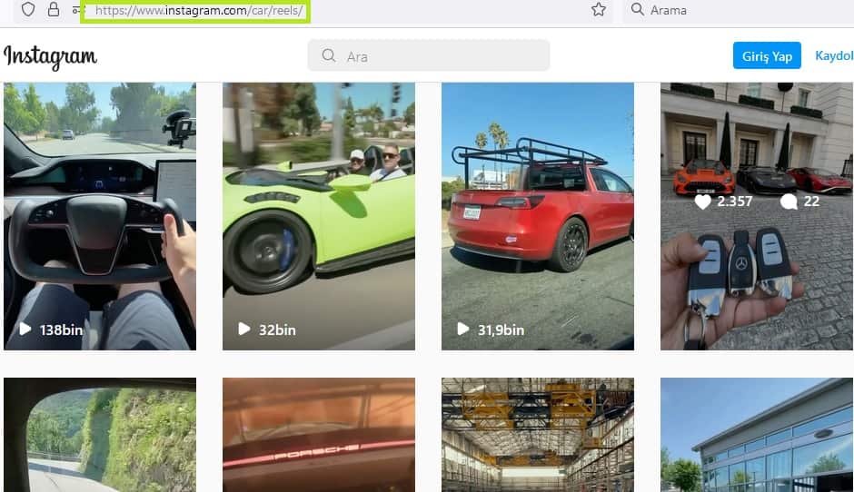 Instagram'a Giriş Yapmadan Girmek