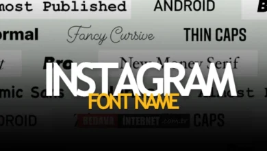 Instagram Font Name Nedir
