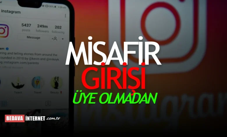 Instagram'a Giriş Yapmadan Girmek