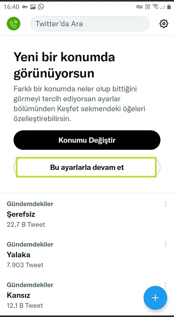 VPN ile Twitter'a Giriş