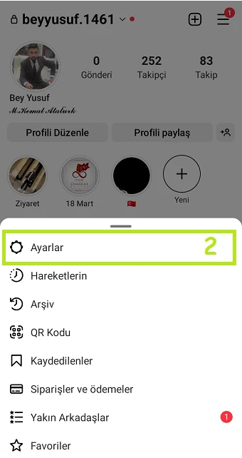 Instagram Doğum Gününü Ekle