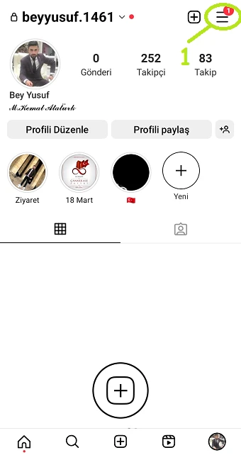 Instagram Doğum Gününü Ekle