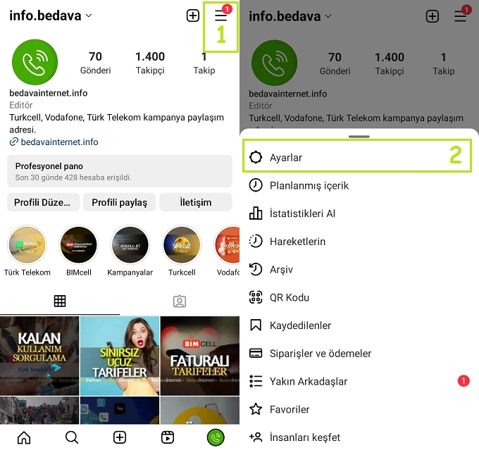 Instagram Giriş Hareketleri