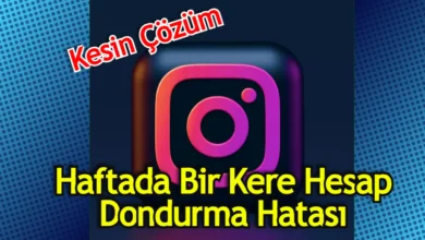Instagram Hesabımı Donduramıyorum