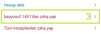 Telefondan Instagram Hesap Silme