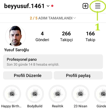 Telefondan Instagram Hesap Silme