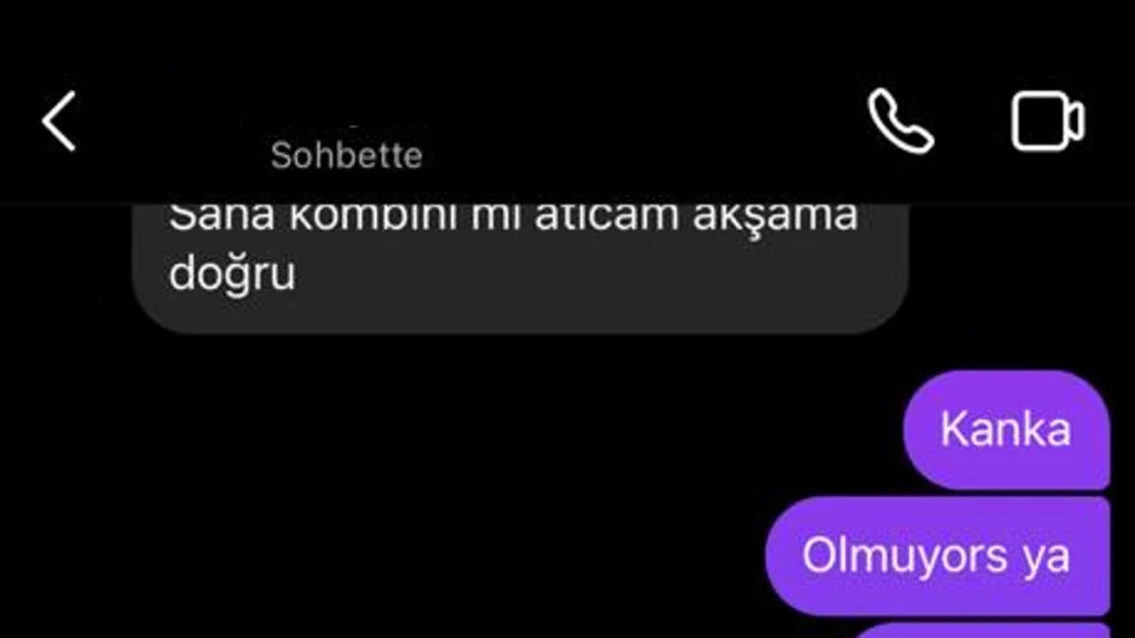 Instagram İkinizde Sohbettesiniz Yazısı 