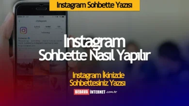 Instagram sohbette yazısı