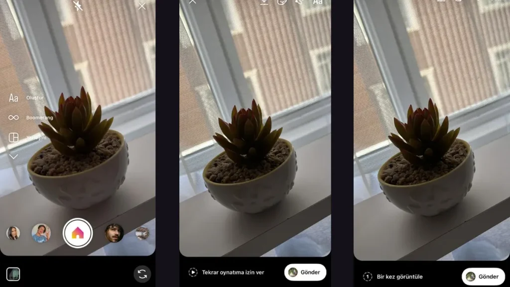 Instagram DM Tek Seferlik Fotoğraf